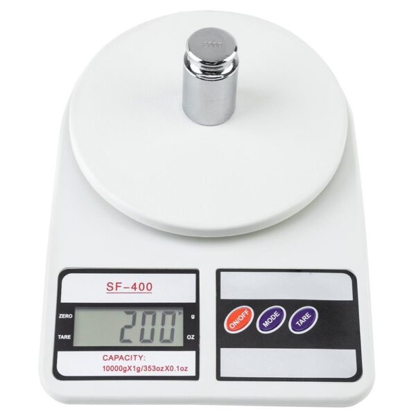 High-Precision Digital Kitchen Scale with Cell Power for Culinary Accuracy