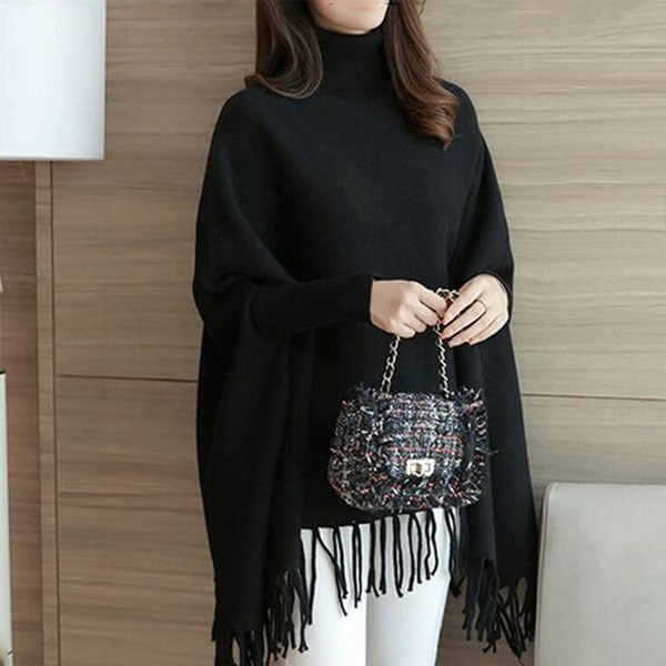 Luxurious Winter Fleece Poncho for Women: Stylish, Cozy, Free Size Shawl