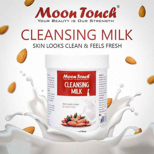 Moon Touch Almond Cleansing Milk – Deep Nourishing Cleanser for Soft, Hydrated Skin (500g) - MustBuy.pk