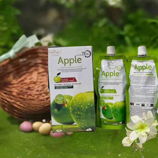 Apple Ammonia Free 2-in-1 Black Hair Cream – 100% Organic - MustBuy.pk