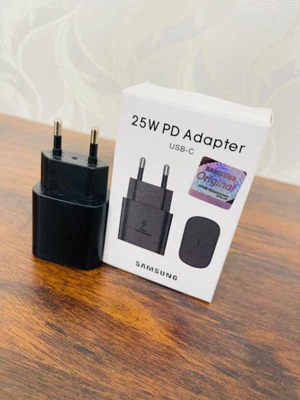 Original Samsung 25W Super Fast Charger – USB Type-C PD Adapter with Box - MustBuy.pk