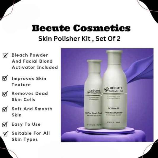 Becute Skin Polishing Kit – Brighten, Exfoliate & Glow Naturally - MustBuy.pk
