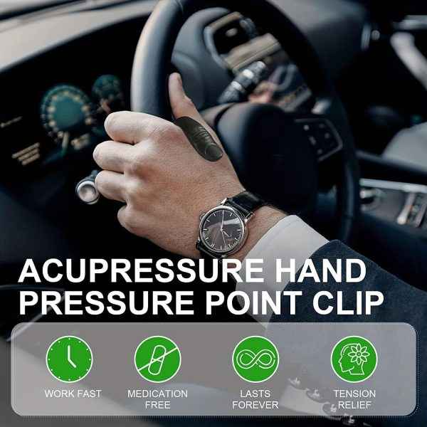 LI4 Acupressure Point Clip – Natural Sugar Control, Headache Relief &Stress Reduction - MustBuy.pk