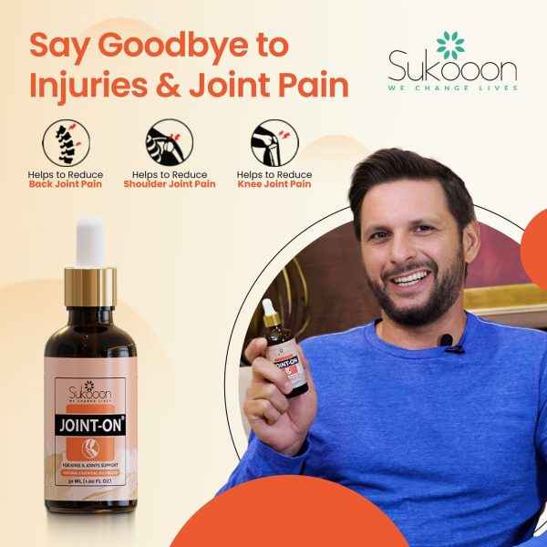 Sukoon Joint-On Essential Oil Blend – Natural Relief for Joint & Muscle Pain (30ml) - MustBuy.pk