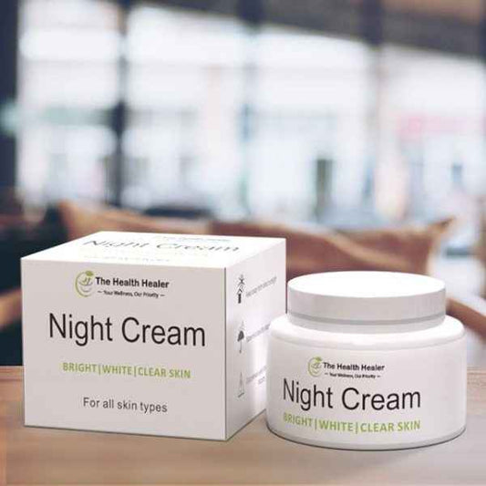 The Health Healer Night Cream – Brightening & Anti-Aging Night Cream for Glowing Skin (50g) - MustBuy.pk