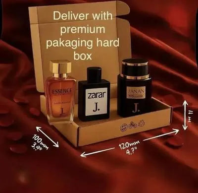 Unisex Perfume Set 3 Pieces J. By GB Premium Gift Pack