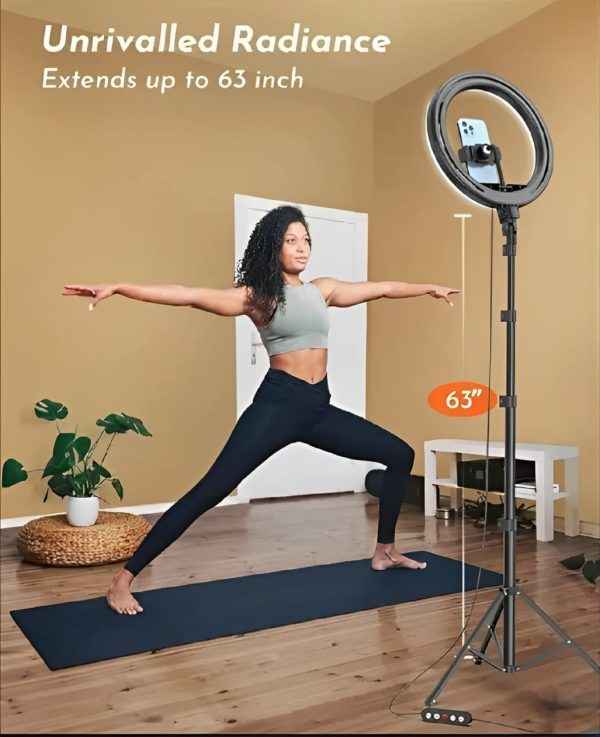 LED Ring Light with Mobile Holder & 7ft Tripod - MustBuy.pk
