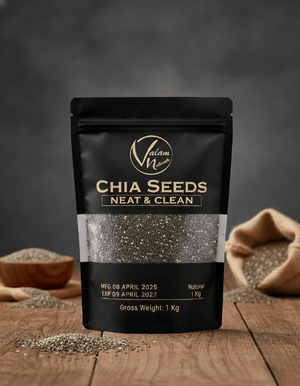 Chia Seeds – 100% Pure, High - Fiber Superfood | Omega - 3, Protein & Antioxidant - Rich Energy Boost - MustBuy.pk