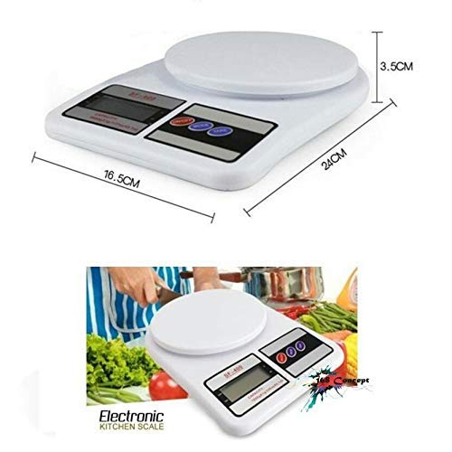High - Precision Digital Kitchen Scale with Cell Power for Culinary Accuracy - MustBuy.pk