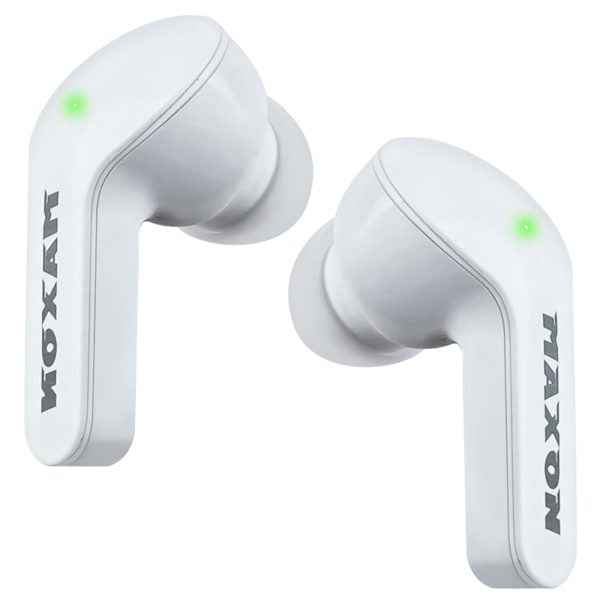 Maxon B-300 Crystal Wireless Earbuds – Bluetooth 5.3, Hi-Fi Bass, 5-Hour Playtime
