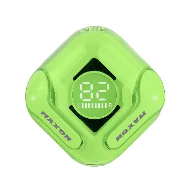 Maxon B-300 Crystal Wireless Earbuds – Bluetooth 5.3, Hi-Fi Bass, 5-Hour Playtime