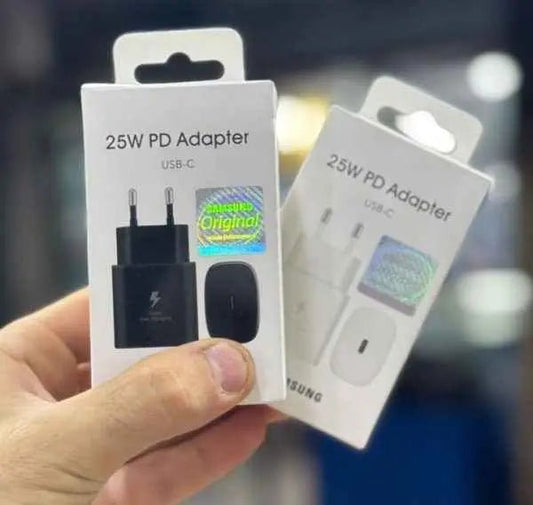 Original Samsung 25W Super Fast Charger – USB Type - C PD Adapter with Box - MustBuy.pk