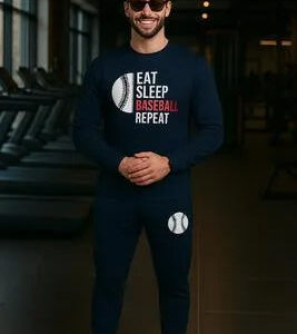 2 Pcs Men's Dri Fit Printed Track Suit