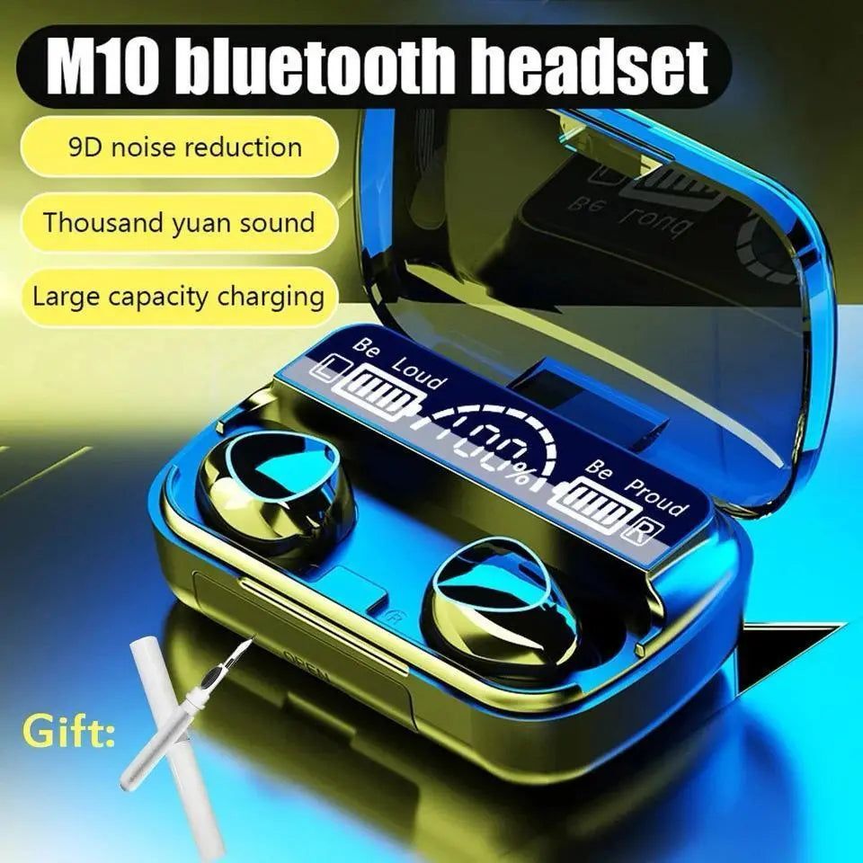 Damix M10 TWS Wireless Bluetooth Handsfree Earbuds with LED Display - Image 2