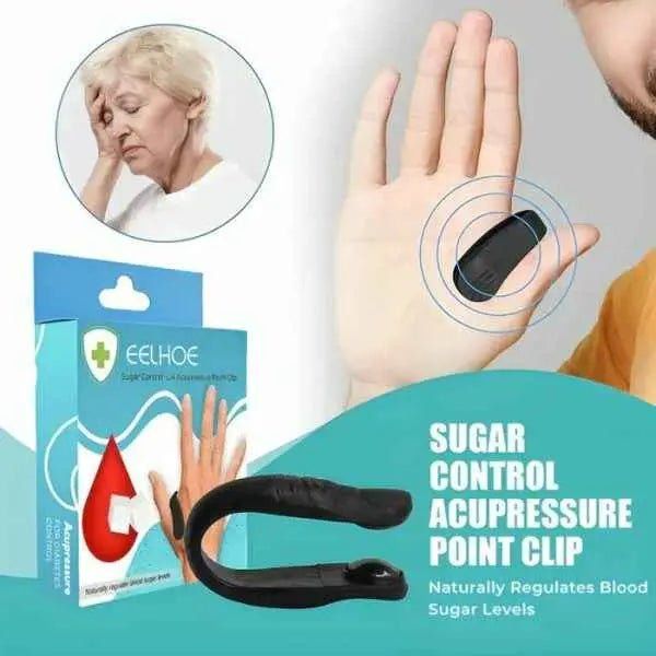 Acupressure Point Clip for Natural Sugar Control, Headache...