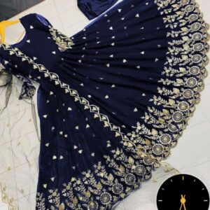 3 Pcs Women's Stitched Shamoz Silk Embroidered Maxi