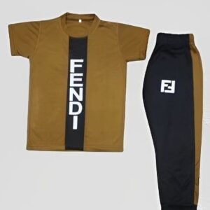 Boy's Micro Plain Shirt And Trouser Set