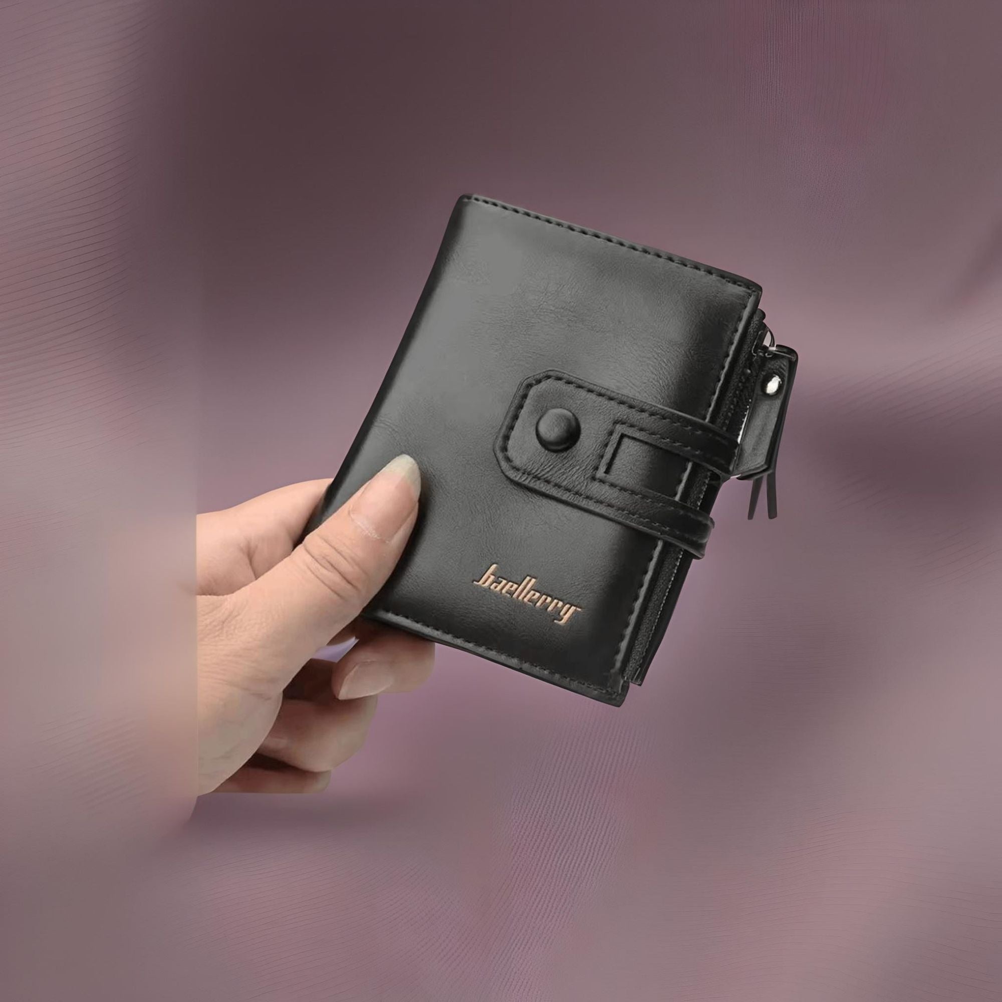 Premium Handcrafted Buffalo Leather Trifold Wallet - Image 2